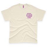 'Autistic, But Willing To Discuss Selena' Unisex T-Shirt - Ivory - Premium Cotton