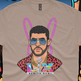 'Benito Bowl' Unisex T-Shirt - Mocha - Premium Heavy Weight Cotton