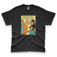 'Brother Bear Meets a Big Booty Latina' Unisex T-Shirt - Black - Premium Cotton