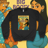 'Brother Bear Meets a Big Booty Latina' Unisex Sweatshirt - Crewneck - Black - Premium Brushed Fleece