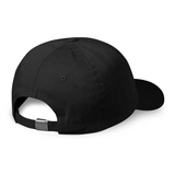 'Latina' Script Dad Hat - Black - Premium Chino Twill