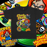 'Chucky Charms' YOUTH SIZE Spooky Season T-Shirt - Black - Premium Cotton