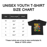 'Chucky Charms' YOUTH SIZE Spooky Season T-Shirt - Black - Premium Cotton