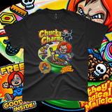 'Chucky Charms' Spooky Season Unisex T-Shirt - Black - Premium Cotton