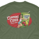'Cummins Cider' Men's T-Shirt - Military Green - Premium Cotton