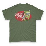 'Cummins Cider Juice Box' Men's T-Shirt - Military Green - Premium Cotton
