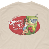 'Cummins Cider' Men's T-Shirt - Sand - Premium Cotton