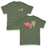 'Cummins Cider' Men's T-Shirt - Military Green - Premium Cotton