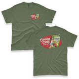 'Cummins Cider Juice Box' Men's T-Shirt - Military Green - Premium Cotton