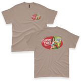 'Cummins Cider' Men's T-Shirt - Mocha - Premium Cotton