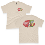 'Cummins Cider' Men's T-Shirt - Sand - Premium Cotton