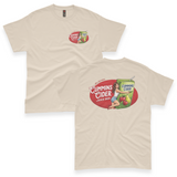'Cummins Cider Juice Box' Men's T-Shirt - Sand - Premium Cotton