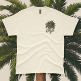 'Kendrick Eating Elote In A Palm Tree' Unisex T-Shirt - Ivory - Premium Cotton