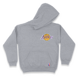 'I Love Latinas' Basketball Team Inspired Unisex Hoodie - Athletic Grey - Premium Brushed Fleece