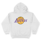 'I Love Latinas' Basketball Team Inspired Unisex Hoodie - White - Premium Brushed Fleece