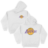 'I Love Latinas' Basketball Team Inspired Unisex Hoodie - White - Premium Brushed Fleece