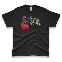 'I Love Latinas' Men's T-Shirt - Black - Premium Heavy Weight Cotton