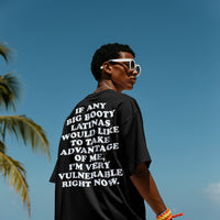 'I'm Very Vulnerable' *Big Booty Latinas Version* Men's T-Shirt - Black - Premium Heavy Weight Cotton