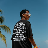 'I'm Very Vulnerable' *Big Booty Latinas Version* Men's T-Shirt - Black - Premium Heavy Weight Cotton