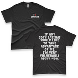 'I'm Very Vulnerable' *Goth Latinas Version* Men's T-Shirt - Black - Premium Heavy Weight Cotton