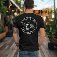 'Latina Booty Whisperer' Men's T-Shirt - Black - Premium Heavy Weight Cotton