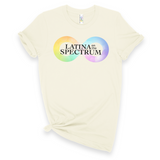 'Latina On The Spectrum' Logo T-Shirt - Ivory - Premium Cotton