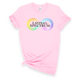 'Latina On The Spectrum' Logo T-Shirt - Pink - Premium Cotton