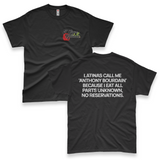'Latinas Call Me Anthony Bourdain' Men's T-Shirt - Black - Premium Cotton