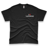 'The Latina Who Gives You The Most Peace Gets The Most Time' Men's T-Shirt - Black - Premium Heavy Weight Cotton