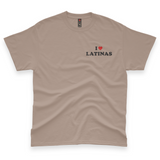 'The Latina Who Gives You The Most Peace Gets The Most Time' Men's T-Shirt - Mocha - Premium Heavy Weight Cotton