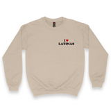 'I'm Very Vulnerable' *Latinas Version* Men's Sweatshirt - Crewneck - Sand - Premium Brushed Fleece