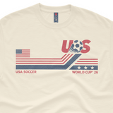 'U.S. Soccer 2026 World Cup' Unisex T-Shirt - Ivory - Premium Cotton