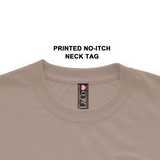 'Dreamers: Born From Dreams That Crossed Borders' Unisex T-Shirt - Mocha/Pink - Premium Cotton