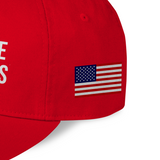 'Release The Epstein Files' Unisex Presidential Dad Hat - Red - Premium Chino Twill