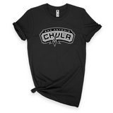 'San Antonio Chula' T-Shirt - Logo Color #1 - Black - Premium Cotton