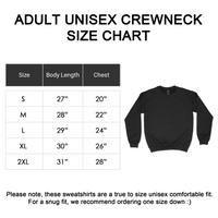 'Thick Thighs & Spooky Vibes' Crewneck - Black - Premium Brushed Fleece Cotton Blend