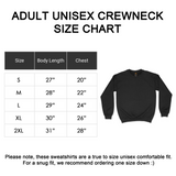 'Thick Thighs & Spooky Vibes' Crewneck - Black - Premium Brushed Fleece Cotton Blend