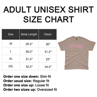 'Dreamers: Born From Dreams That Crossed Borders' Unisex T-Shirt - Mocha/Pink - Premium Cotton
