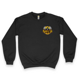 'Spit In My Mouth: Now Hiring' Spooky Season Sweatshirt - Crewneck - Black - Premium Brushed Fleece