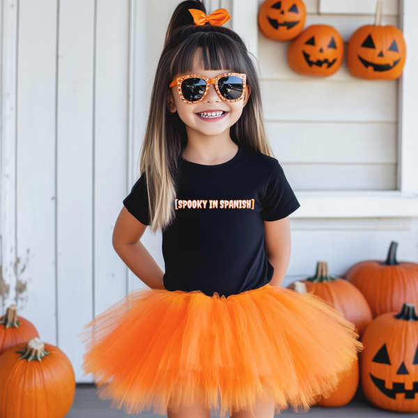 'Spooky In Spanish' GIRLS YOUTH SIZE T-Shirt - Premium Cotton