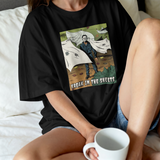 'Freak In The Sheets' Spooky Season Unisex T-Shirt - Black - Premium Cotton