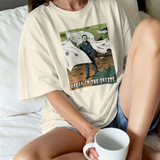'Freak In The Sheets' Spooky Season Unisex T-Shirt - Ivory - Premium Cotton