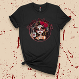 'Spooky Senora Era' T-Shirt - Black - Premium Ring-Spun Cotton