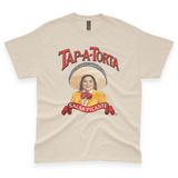'Tap-A-Torta' Salsa Picante Parody Unisex T-Shirt - Sand - Premium Cotton