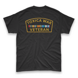 'Toxica War Veteran' Men's T-Shirt - Black - Premium Cotton