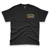'Toxica War Veteran' Men's T-Shirt - Black - Premium Cotton