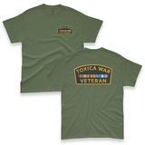 'Toxica War Veteran' Men's T-Shirt - Military Green - Premium Cotton