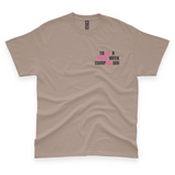 'Treat A Latina With Compassion' Hidden Message Men's T-Shirt - Mocha - Premium Cotton