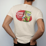 'Cummins Cider' Men's T-Shirt - Sand - Premium Cotton