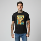 'Brother Bear Meets a Big Booty Latina' Unisex T-Shirt - Black - Premium Cotton